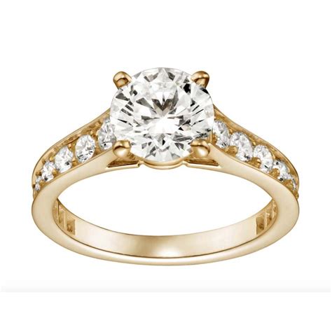 cartier 1895 solitaire ring set